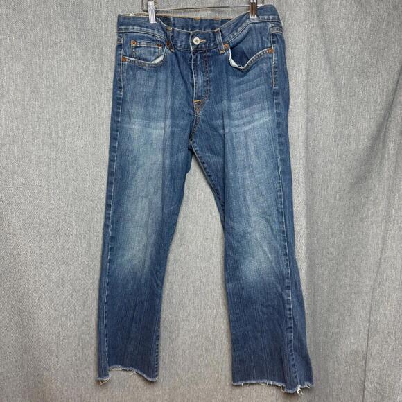 Lucky Brand Denim - Lucky Brand Dungarees USA Made Y2K Rare‎ Vintage Sweet N Low Ankle Women's 29/30